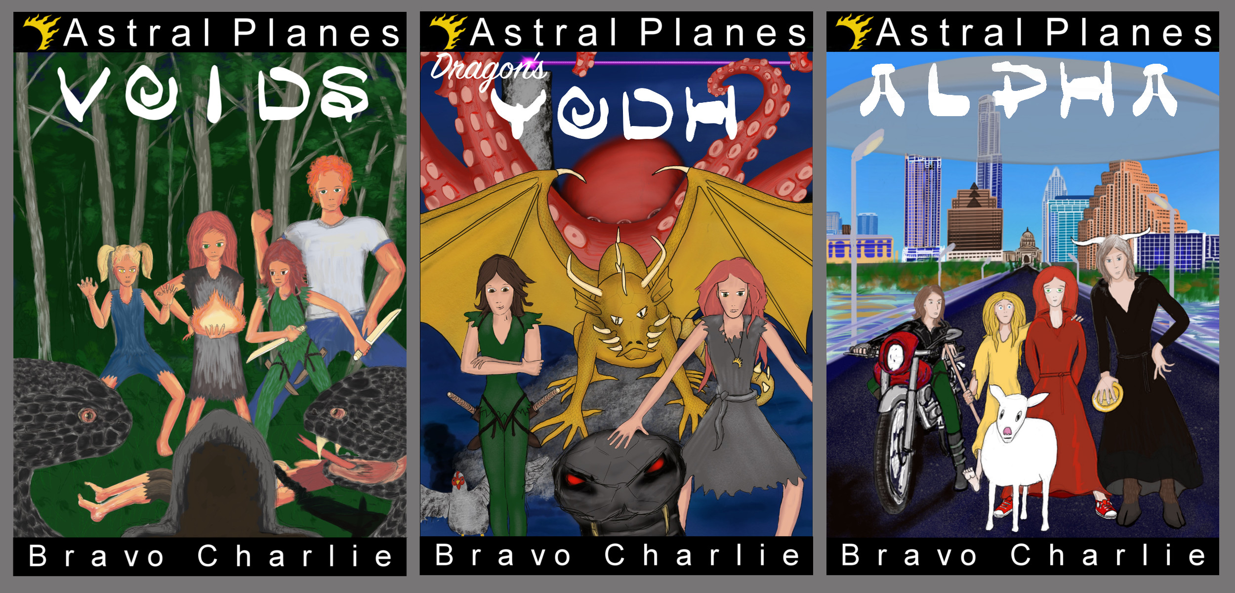 Astral Planes Fantasy Series by Bravo Charlie